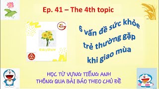 RE41T4 – 6 vấn đề sức khỏe trẻ thường gặp khi giao mùa