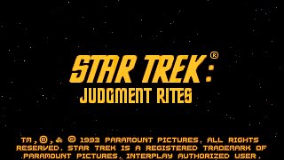 Star Trek: Judgment Rites (Interplay, 1993) non-interactive demo