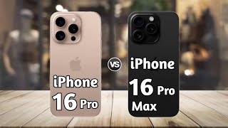 iPhone 16 Pro vs iPhone 16 Pro Max : Full Comparison ⚡ Which is Best?