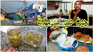 مشتريات لرمضان لحوت طري من مرسى مهدية جولة في مرسى وجدت مخلل سردين