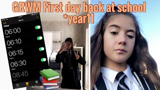 First day back at school GRWM *year11😩 back to school 2021