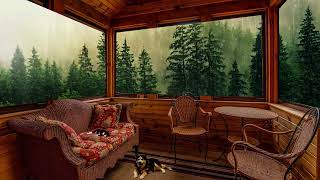 Rain Sound On Window with Thunder SoundsㅣHeavy Rain for Sleep, Study and Relaxation, Meditation