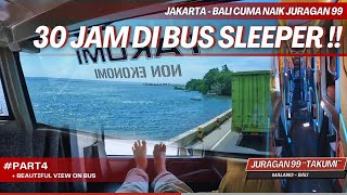 30 JAM DI DALAM BUS JURAGAN 99 JAKARTA BALI BERAKHIR SUKSES ?!! Juragan 99 Takumi Malang Bali