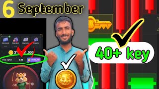 6 September Mini Game Puzzle & Daily Cipher code & Combo Card | Hamster Kombat