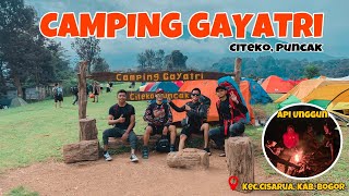 CAMPING GAYATRI CITEKO PUNCAK BOGOR | Camping Santuy dengan Fasilitas Lengkap & View Keren #Gayatri