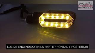 LUCES DE CRUCE LED UNIVERSAL PARA MOTOS - DOBLE ENCENDIDO