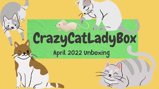 Unboxing the April 2022 CrazyCatLadyBox