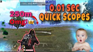 FASTEST QUICK SCOPES LIKE @Faith gaming IN PUBGM/ BGMI  || SYNC MONTAGE 🥶