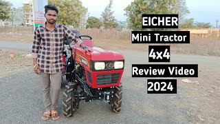 EICHER Mini Tractor 4x4 Model 2024 Review Video