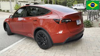 TESLA MODEL Y ⚡ REVIEW COMPLETA E PILOTAGEM (PARTE 1/2)