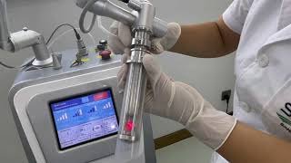 co2 laser vaginal handle 45 degree operation