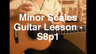 Minor Scales Guitar Lesson Step 8 p1 | Master Exercise