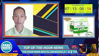 TOP OF THE HOUR NEWS WITH ALJEM MAGDULA  / 10/18/2022