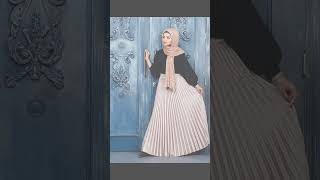 Hijab with skirt  Muslim women ideas 😍#youtubeshorts #2023new