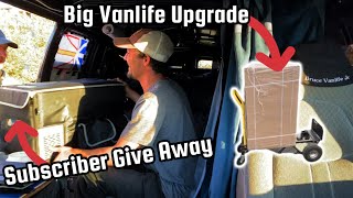 Gifting A Vanlife Subscriber With A 12v Fridge , After Receiving A Huge New Upgrade Of My Own