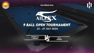 FULL MATCH Aileex 9 Ball Open Tournament 16 BESAR Irwanto - Labewa VS Rio - Harsa