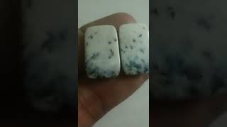 Dendritic opal ticabochons pair to buy comment for details#dendriticopal#dendriticopalcabochon#opal#