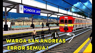 Hanya Disini Warga Cari Maut Saat Di Stasiun! Keberangkatan KA Di DAOP 1 Jakarta - GTA Mod Indo