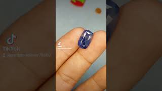 Natural Kashmiri Blue sapphire😍 6.60 carat beauty😍💓 of Kashmir