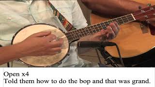 Rockin Robin - Slow Practice for Ukulele or Banjolele Open C Tuning