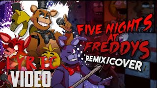 FNAF lyric song "Five nights at freddy's" by @APAngryPiggy