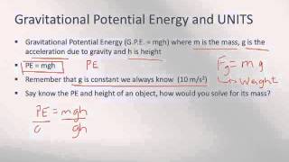 4.1 Intro to Energy