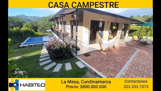 Casa Campestre - La Mesa, Cundinamarca