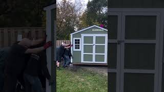 How to move a shed. Moving a house in Toronto. www.aleksmoving.ca #movingshed #movinghouses