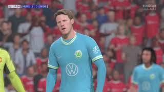 FIFA 22 Realistic Sliders Career Mode Man Utd VS Wolfsburg