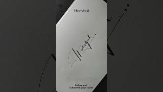 harshal name signature style #signoartist #signatureartist