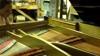 One of Biggest pianos in the world ROARS - Behind the scenes of a recording session with Yana Reznik