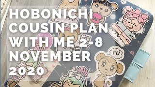 Hobonichi Cousin || Plan With Me || 2-8 November 2020