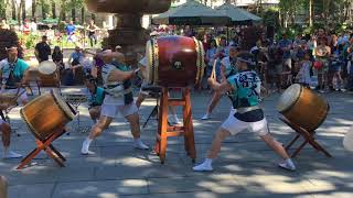 Soh Daiko Performs in Bryant Park, July 8, 2018