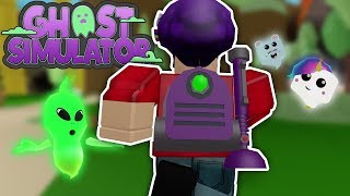 Playing Roblox Ghost Simulator!