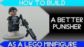 How to Build a Better Punisher as a LEGO Minifigure