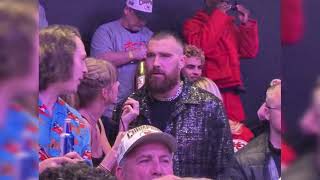 Taylor Swift Caught Sleep on Travis Kelce Shoulder During Chiefs Super Bowl Party 12th February 2024