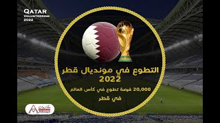 قطر تطلب متطوعين من جميع الجنسيات لمونديال 2022 توفير سكن طعام النقل تأشيره وتذكره وغيرها