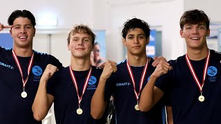 Ny dansk juniorrekord til de danske juniormesterskaber | 4x100m holdmedley | Hovedstadens Svømmeklub