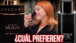 Armani Code edt VS Bvlgari Man in Black