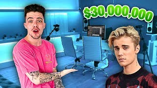 I Found Justin Bieber's SECRET Studio in new FaZe House!