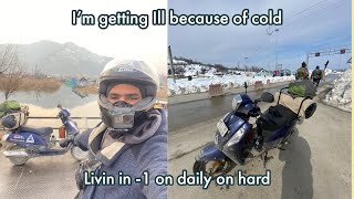 I wanna leave Kashmir it’s more than handilable ❄️ #malayalam #allindiaride #kashmirvlog