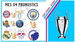 Pronostics foot : Mes 04 Pronostics de la Champions League (1xbet, Melbet, Betwinner)