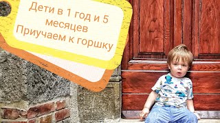 Приучаем к горшку. Развитие ребёнка в 1 год и 5 месяцев.
Дети в 1 год и 5 месяцев.