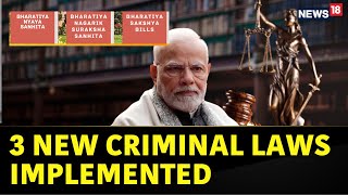 Prime Minister Modi, Home Minister Amit Shah Attend Event Over Implementation Of 3 New Criminal Laws