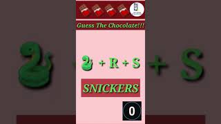 Guess the chocolate by emoji #shorts #joydoor