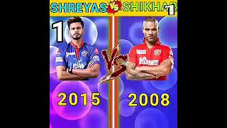 SHREYAS IYER VS SHIKHAR DHAWAN COMPARISON😊😊#shorts#ytshort #comparison#Shreyas Iyer# #Shikhar Dhawan