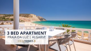 Ocean View 3 Bed Apartment in Praia da Luz | Holiday Rentals Algarve | Blue Diamond