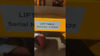 Lift table coming in clutch #automobile #mechanic