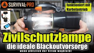 Die Zivilschutzlampe - Warum Du sie Dir unbedingt noch in 2022 kaufen solltest - Blackoutvorsorge