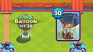 CAN LVL 30 BALLON THREE CROWN LVL 2 KING TOWER?